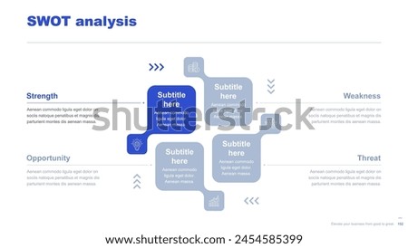 Flat business infographic diagram vector slide presentation template