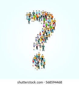 Flat business people team. Vector concept