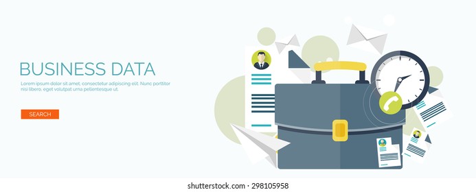 Flat business portfolio. Data and information.