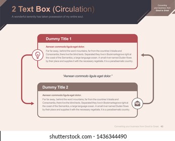 Flat business presentation brochure vector slide template with awesome layout vector color diagrams
