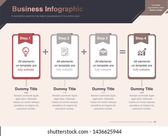 Flat business presentation brochure vector slide template with awesome layout vector color diagrams