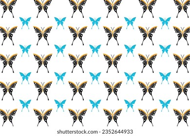 Flat Butterfly Animal Pattern Background, can be used for business designs, presentation designs or any suitable designs.