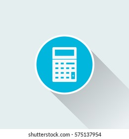 flat  calculator icon