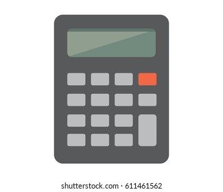Ilustración o icono del vector de cálculo plano