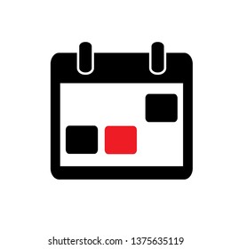 Flat Calendar Icon