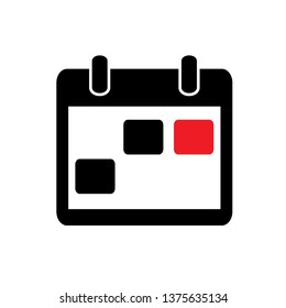 Flat Calendar Icon