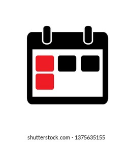 Flat Calendar Icon