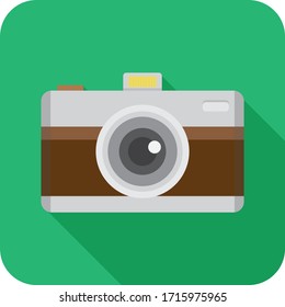 Flat calendar Icon. Calendar on the wall. Vector illustration EPS10.