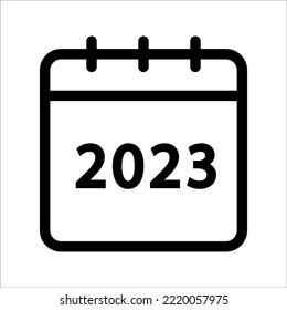 Flat calendar icon. Calendar on the wall, vector illustration, on a white background.