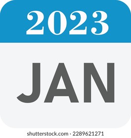 Pauschalkalender Jahr und Monate 2023 