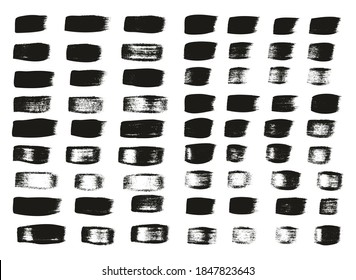 Flat Calligraphy Paint Brush Regular Straight Lines Mix High Detail Abstract Vector Background Mix Set 