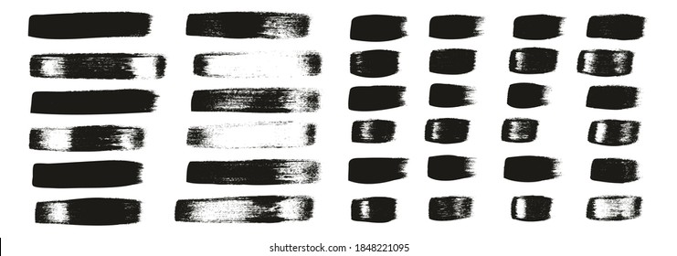 Flat Calligraphy Paint Brush Regular Straight Lines Mix High Detail Abstract Vector Background Mix Set 