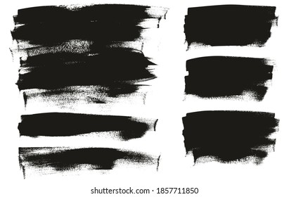 Flat Calligraphy Paint Brush Regular Long Background Mix High Detail Abstract Vector Background Mix Set 