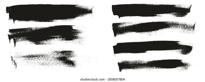 Flat Calligraphy Paint Brush Regular Long Background Mix High Detail Abstract Vector Background Mix Set 