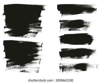 Flat Calligraphy Paint Brush Regular Long Background Mix High Detail Abstract Vector Background Mix Set 