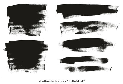 Flat Calligraphy Paint Brush Regular Long Background Mix High Detail Abstract Vector Background Mix Set 