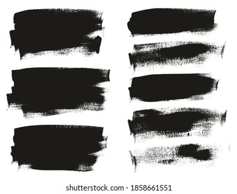 Flat Calligraphy Paint Brush Regular Long Background Mix High Detail Abstract Vector Background Mix Set 