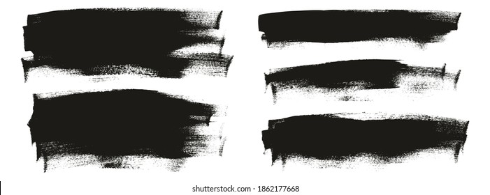 Flat Calligraphy Paint Brush Regular Long Background Mix High Detail Abstract Vector Background Mix Set 