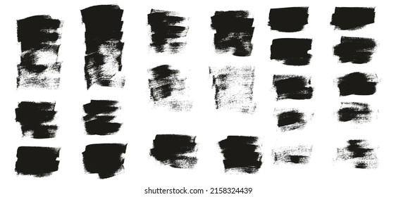 Flat Calligraphy Paint Brush Regular Short Background High Detail Abstract Vector Background MEGA Set