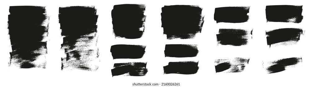Flat Calligraphy Paint Brush Regular Short Background High Detail Abstract Vector Background MEGA Set