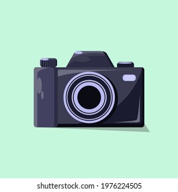 flat camera design for photography. icon