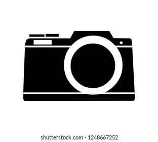 Flat camera icon 