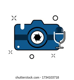 flat camera photo icon. modern simple snapshot photography sign. trendy symbol for website design, mobile app, logo.