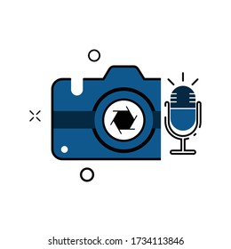 flat camera photo icon. modern simple snapshot photography sign. trendy symbol for website design, mobile app, logo.