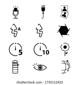 flat camera photo icon. modern simple snapshot photography sign. trendy symbol for website design, mobile app, logo.
