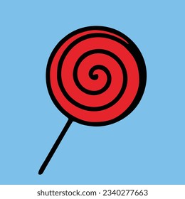 flat candy Christmas icons editable background free vector