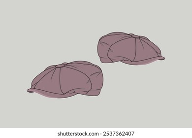  flat cap is a rounded cap with a small stiff brim in front, originating in Northern England.