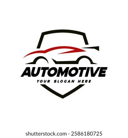 Flat car logo for automotive 