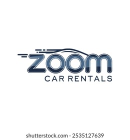 Flat car logo Design , Fully Editable Vector Logo design, Rental Car Business Logo with Illustration, Rent Car Automotive Logo Design Template Element.