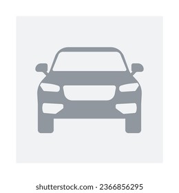 Flat car picture placeholder symbol for the app, or website. No photo thumbnail graphic element for vehicle or automobile. No found or available image in the gallery or album. Vector illustration