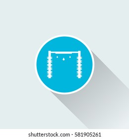 flat Car wash service icon