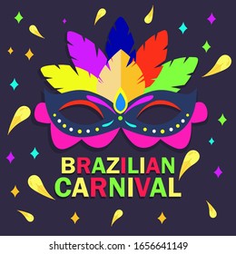 flat carnival festival design vector