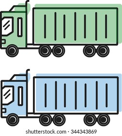 flat cars icons