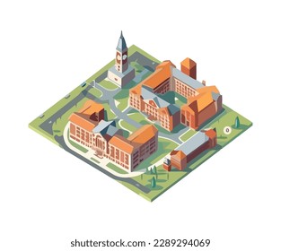 Ein flacher Cartoon-Hintergrund der Stadtplan-Symbol einzeln