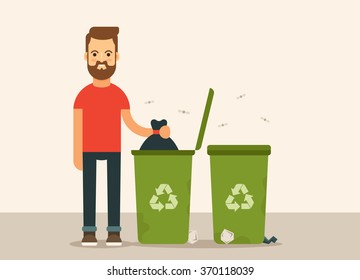 Garbage Bin Isolated Stock Vectors, Images & Vector Art | Shutterstock