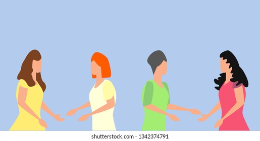 flat cartoon style, businessmen discuss social network, news, social networks, chat, dialogue speech bubbles