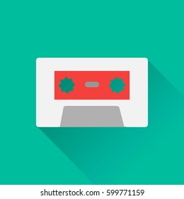 Flat cassette. 80's
