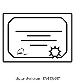 Flaches Zertifikat, Vektorgrafik