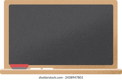 a flat chalkboard illustration with a white background