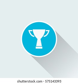 flat champion cup icon