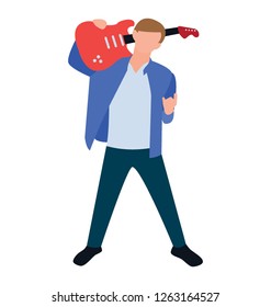 Flat character of concert
