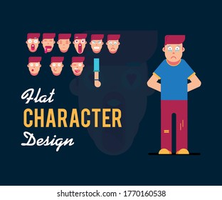 flat character design 2020 N1