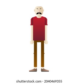 Flat Character design vector collection