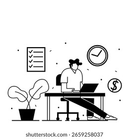 Flat character vector working on a computer