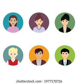 flat character for your profile