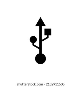 Icono de cargador plano. vector de línea, ilustración de símbolo
